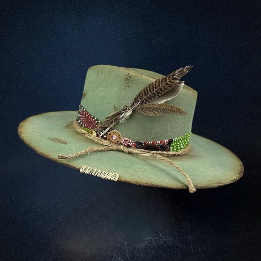 Road Brave III Fedora Hat - Green