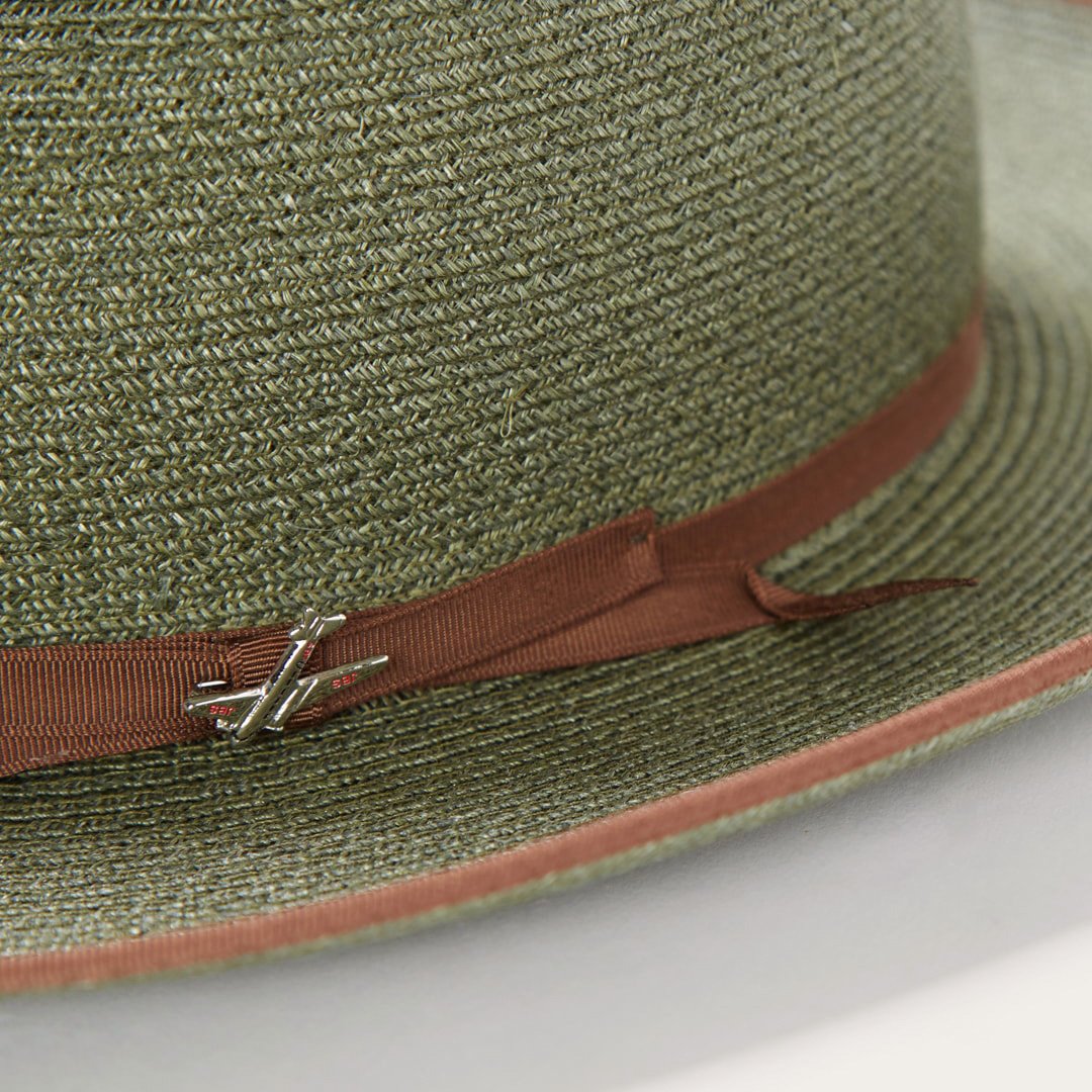 Can be rolls up for packing | Panama Fedora - Sage