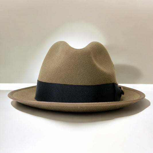 Bikary | Wool Felt Fedora Dark Olive