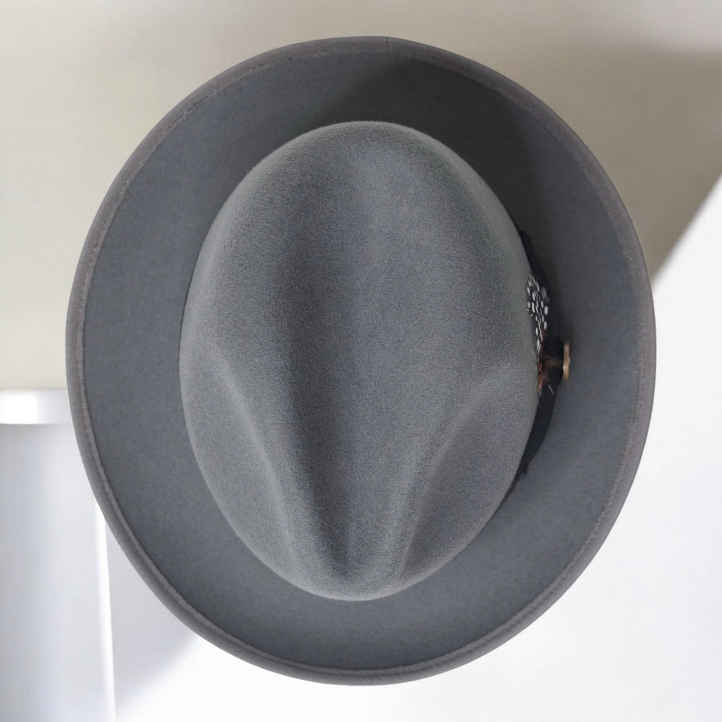 Bikary | Wool Felt Fedora – Grey