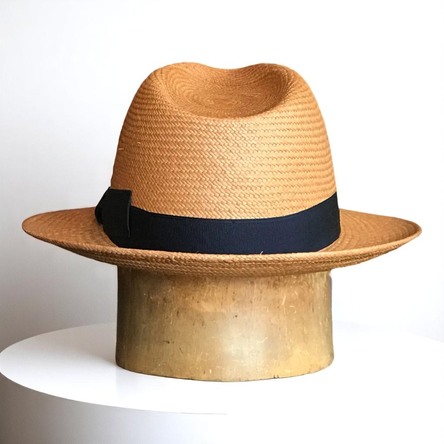 Can be rolls up for packing | Handmade Panama Hat - Brown