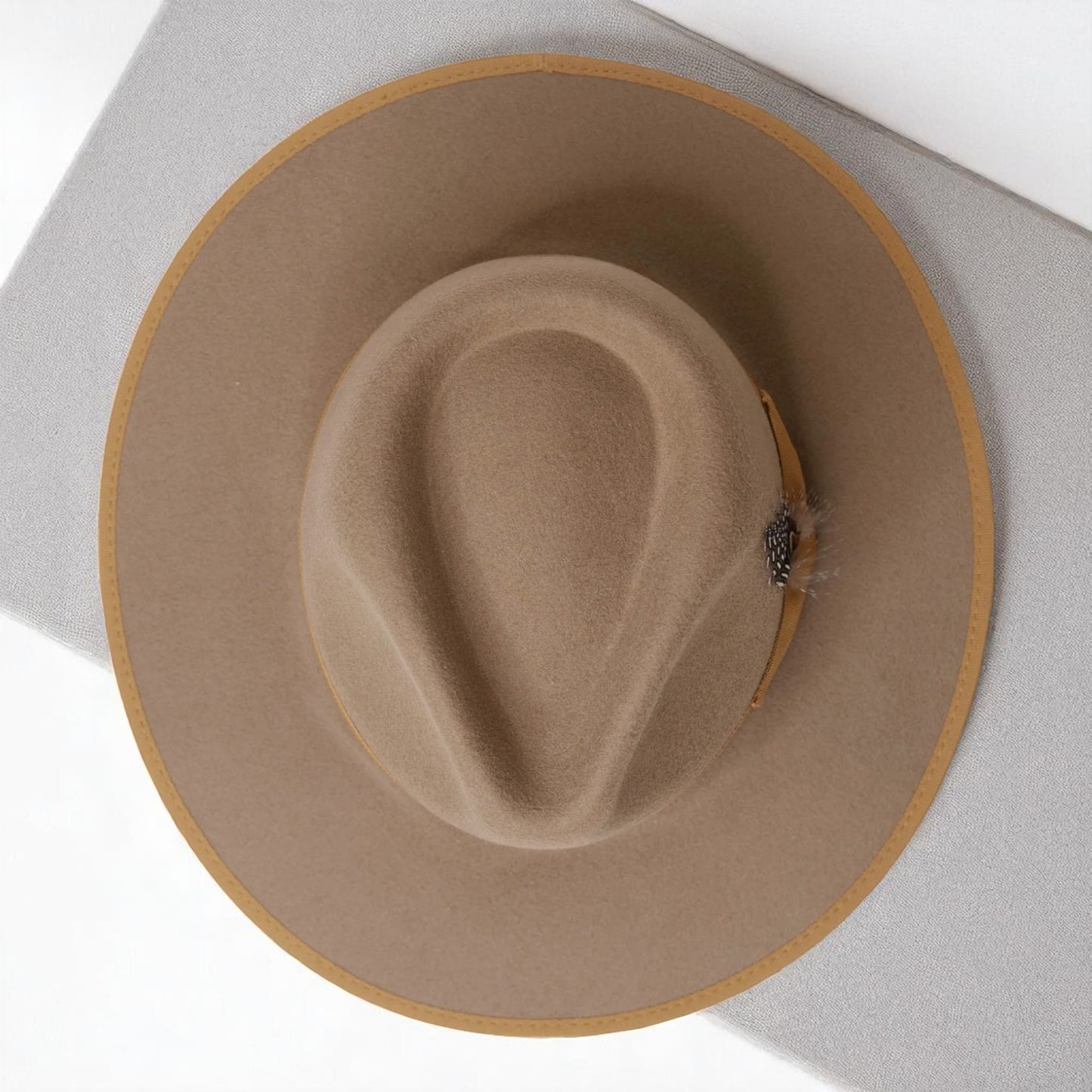 Ferguson | Wool Felt Fedora – Mocha
