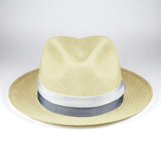 Two-color hatband | Handmade Panama Hat