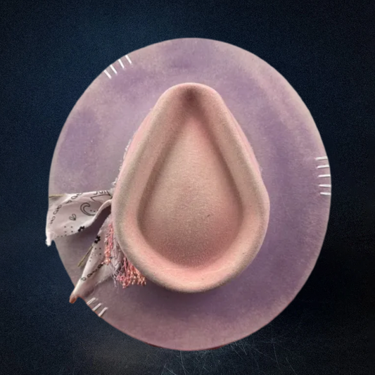 Road Brave XXV Fedora Hat - Pink