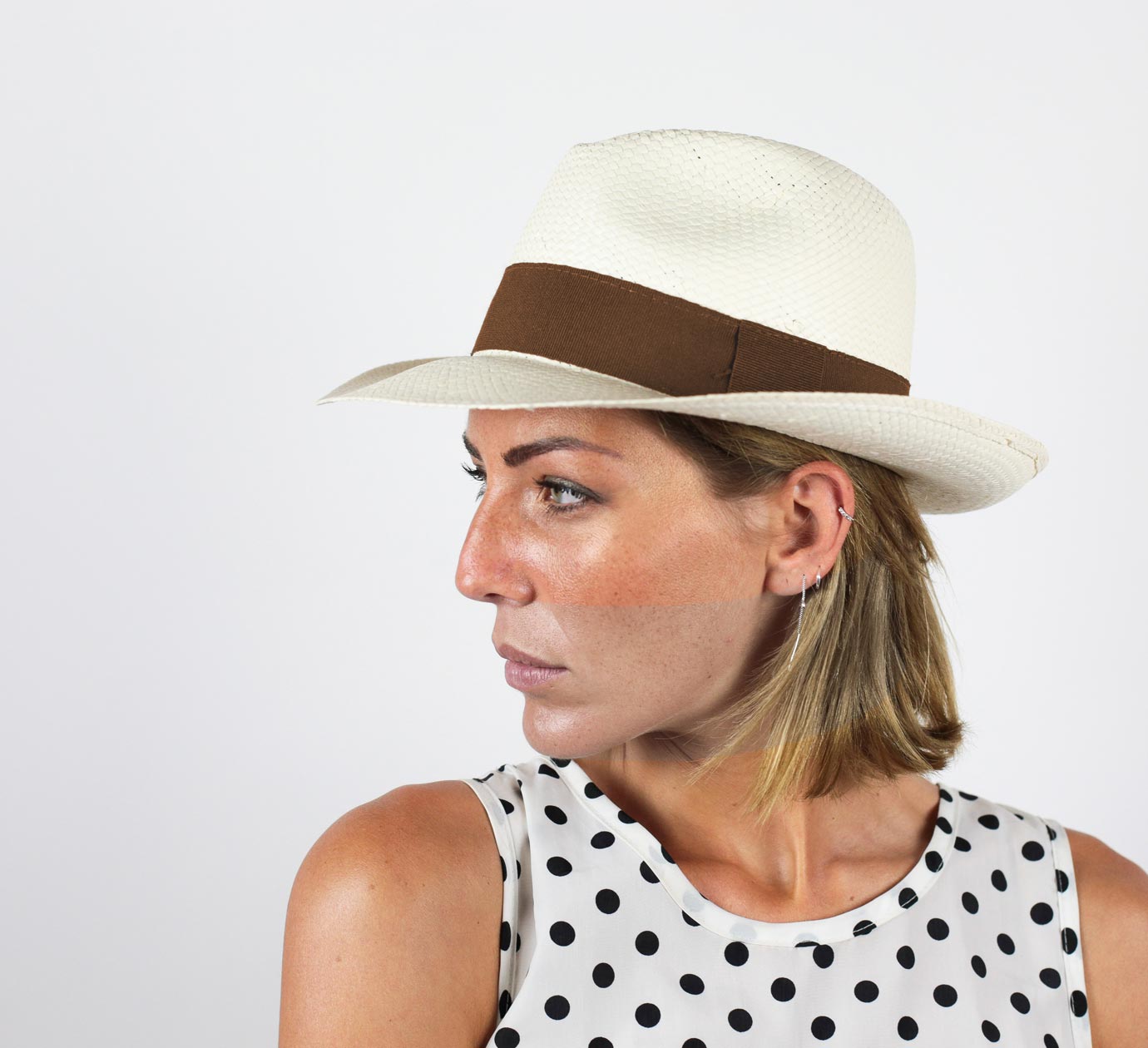 Classic | 5mm Wide Handmade Straw Hat - Natural