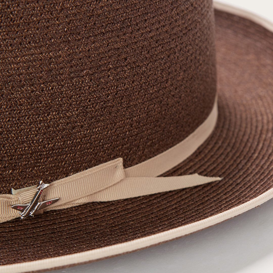 Can be rolls up for packing | Panama Fedora - Brown