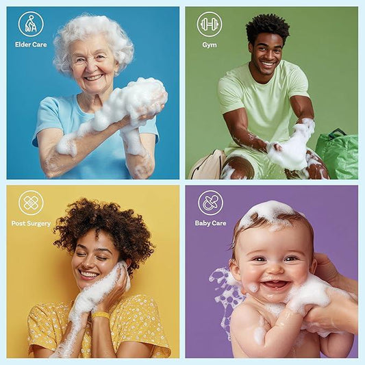 🏆Flash Sale⚡ 50K+ 🌈Disposable Rinse-Free Bathing Wipes🧼