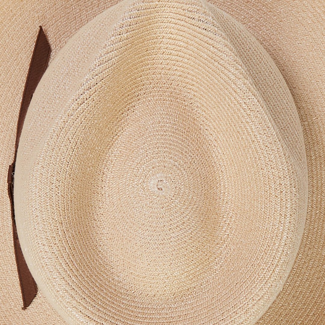 Can be rolls up for packing | Panama Fedora - Natural