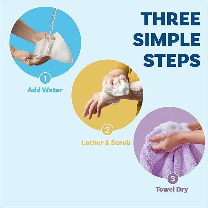 🏆Flash Sale⚡ 50K+  🌈Disposable Rinse-Free Bathing Wipes🧼