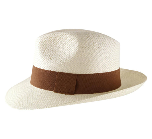 Classic | 5mm Wide Handmade Straw Hat - Natural