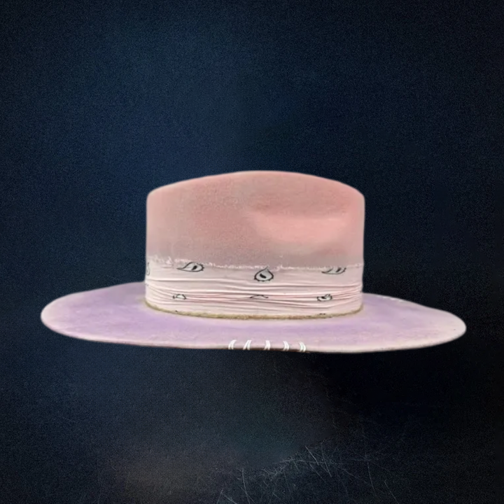 Road Brave XXV Fedora Hat - Pink