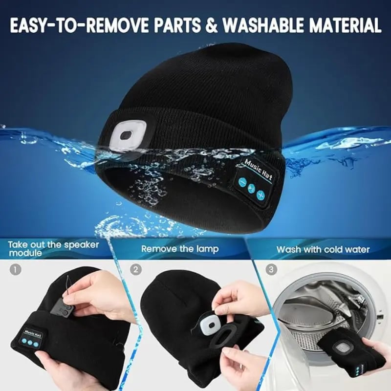 🎄Christmas promotion💥LED Bluetooth Beanie