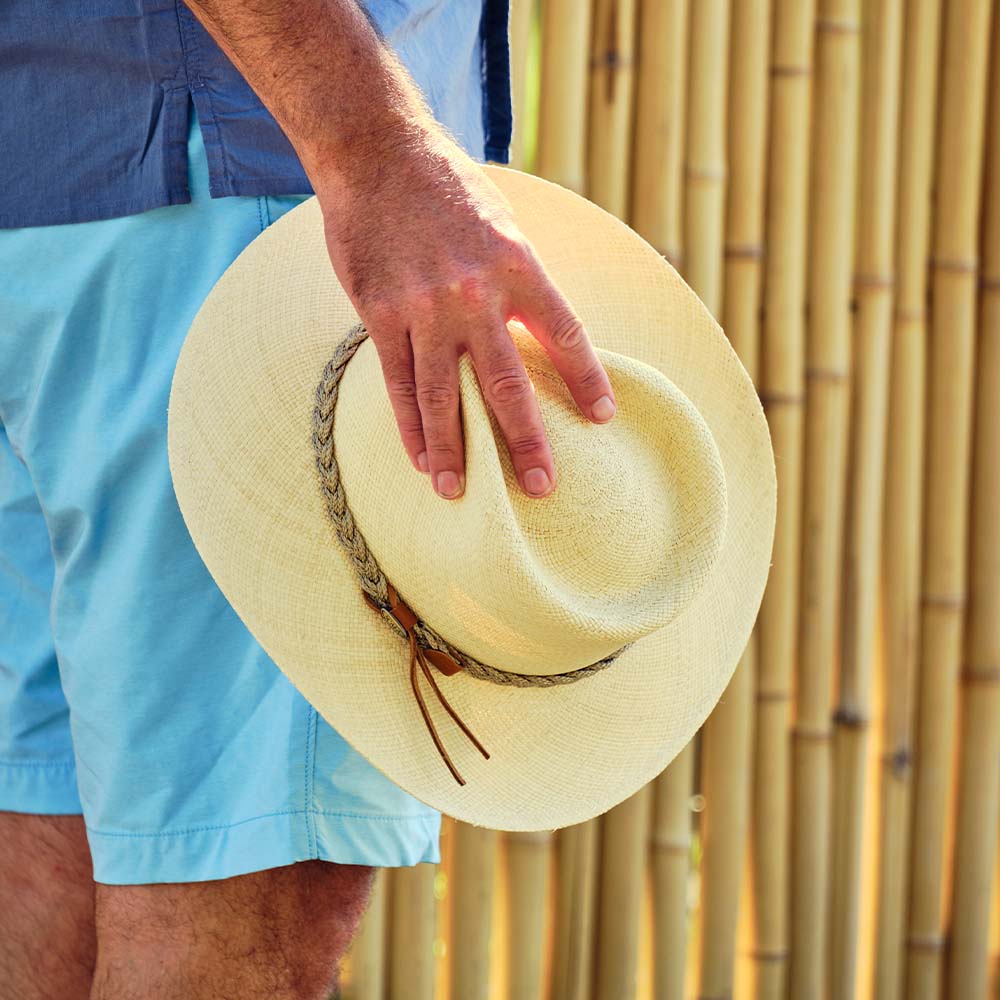 Taos | Handmade Panama Outback Hat - Nartural