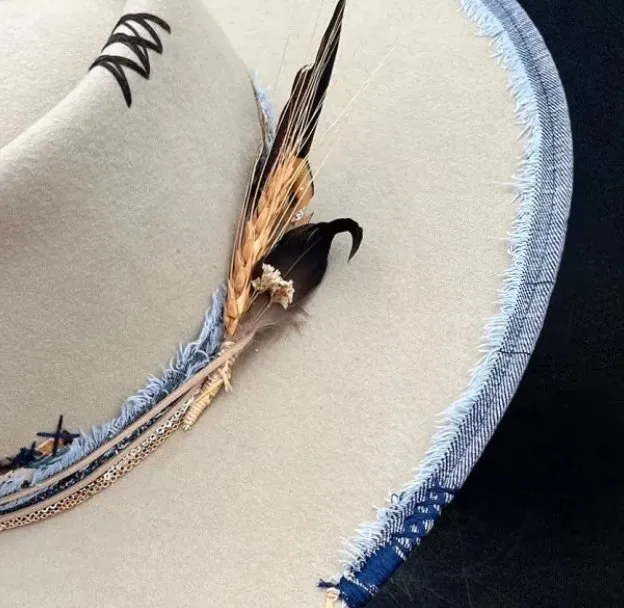 Cloud Fedora Hat - White