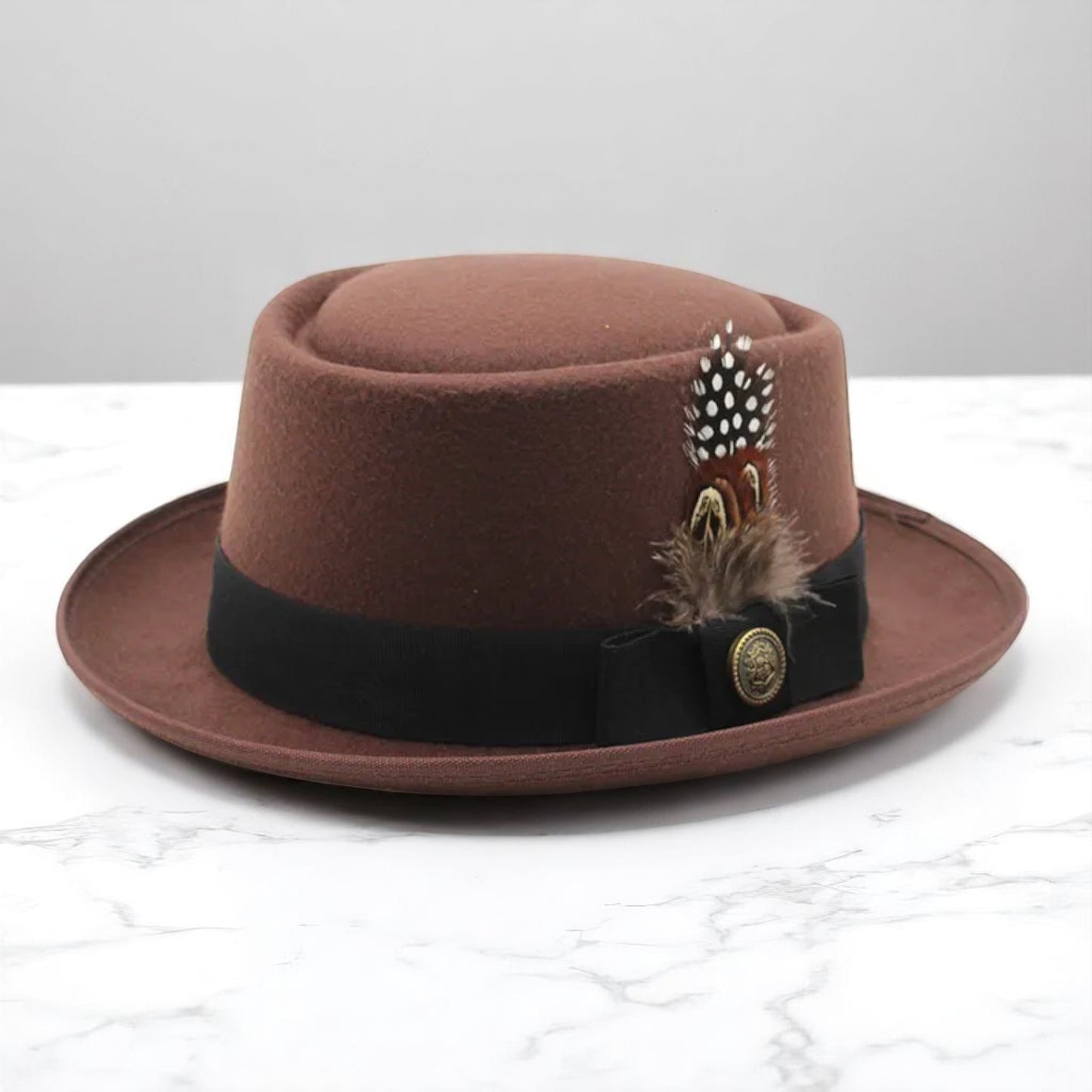 Cliff Bowler Hat-Brown