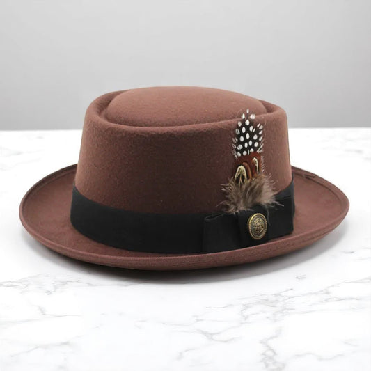 Cliff Bowler Hat-Brown