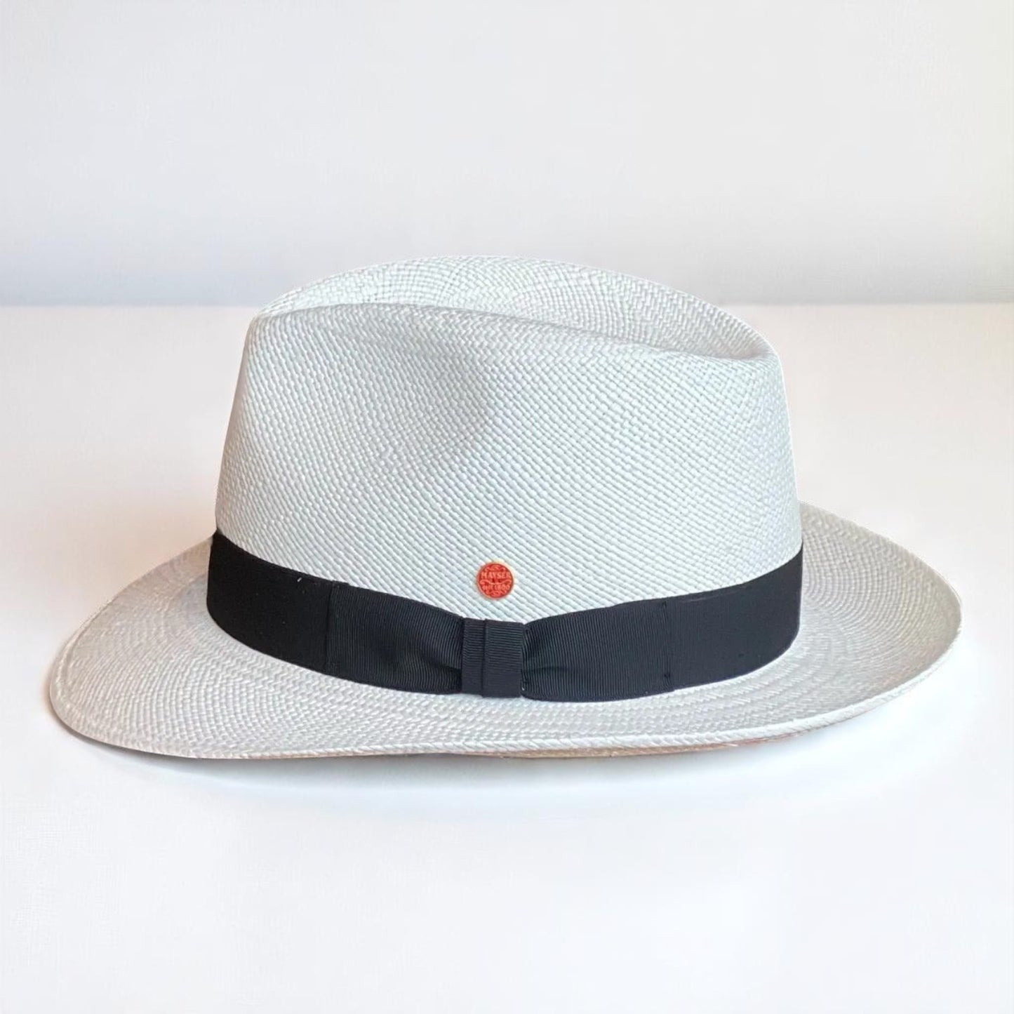 Can be rolls up for packing | Handmade Panama Hat - White