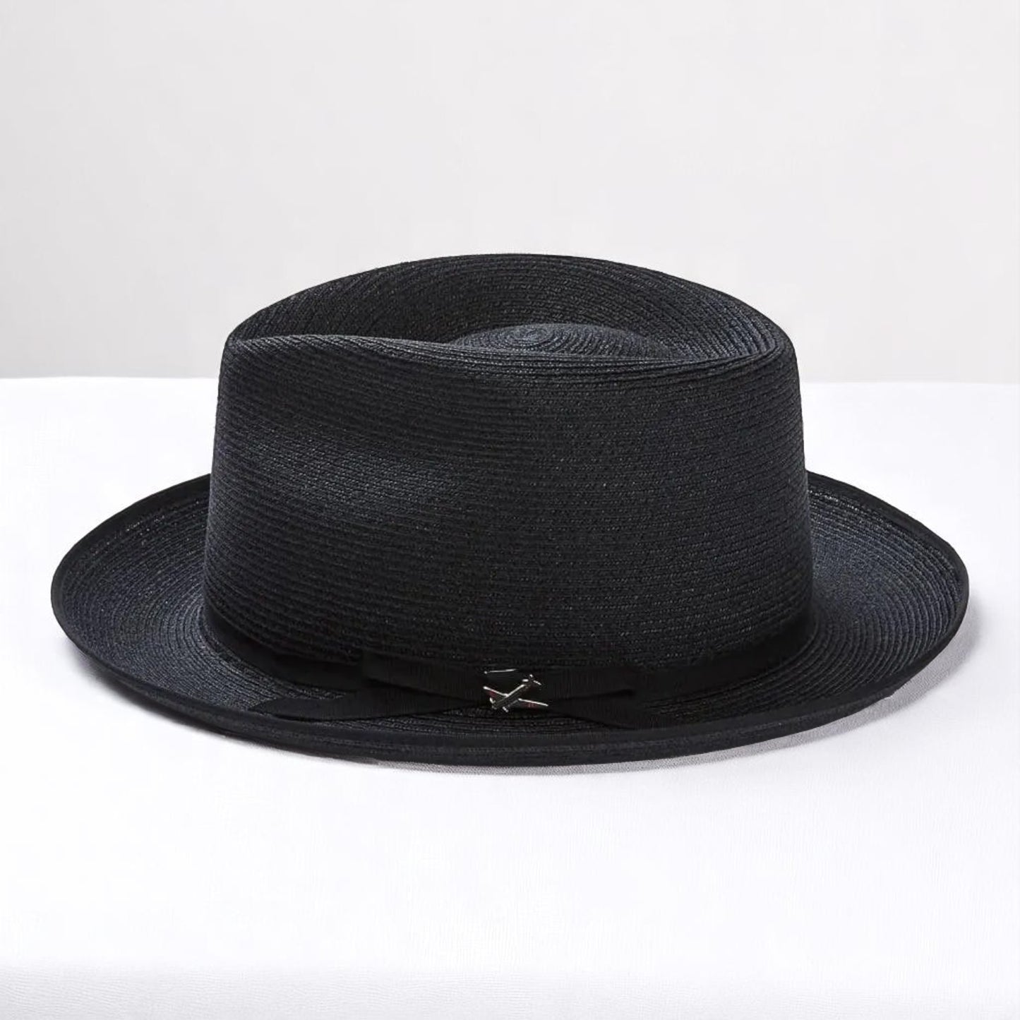 Can be rolls up for packing | Panama Fedora - Black