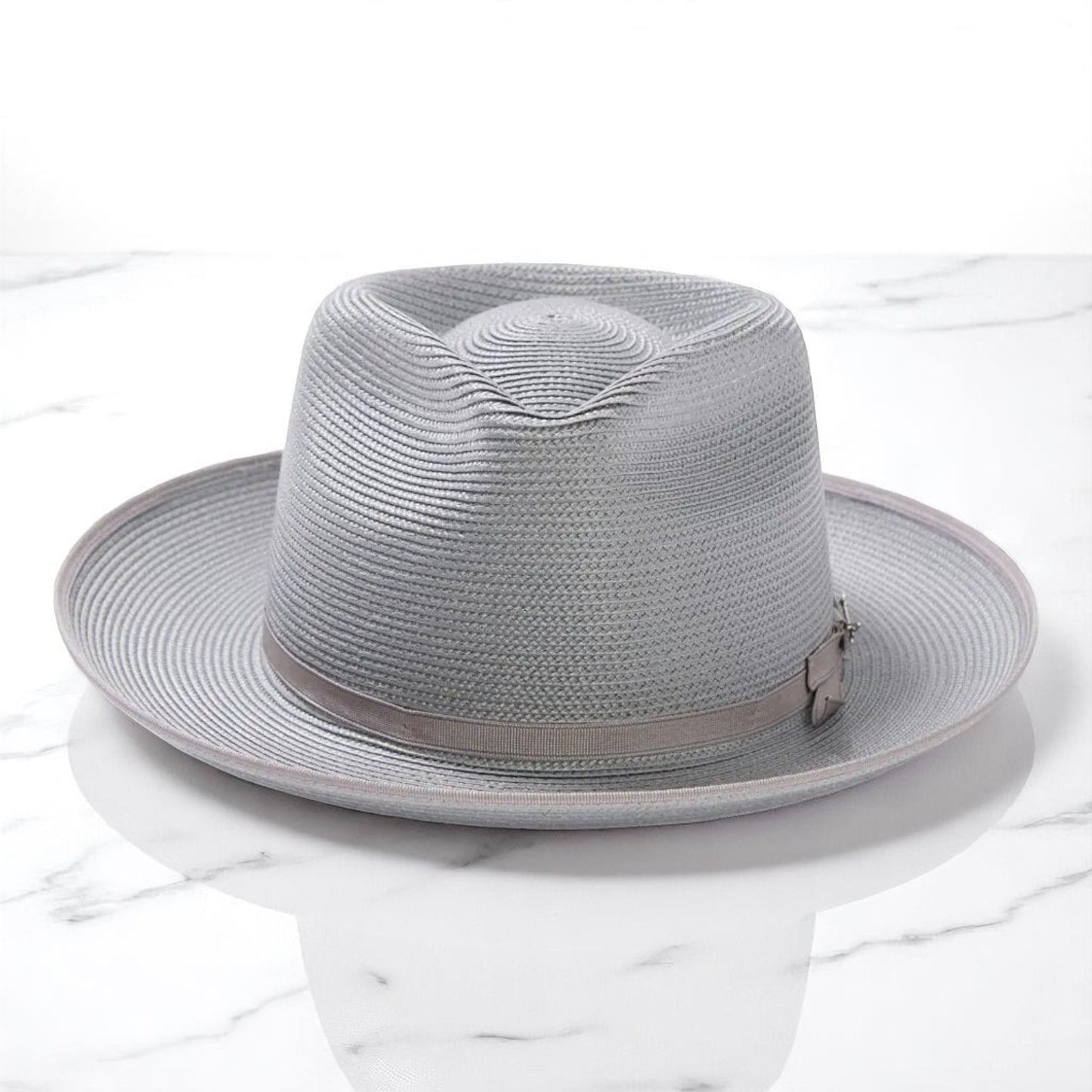 Can be rolls up for packing | Panama Fedora - Grey