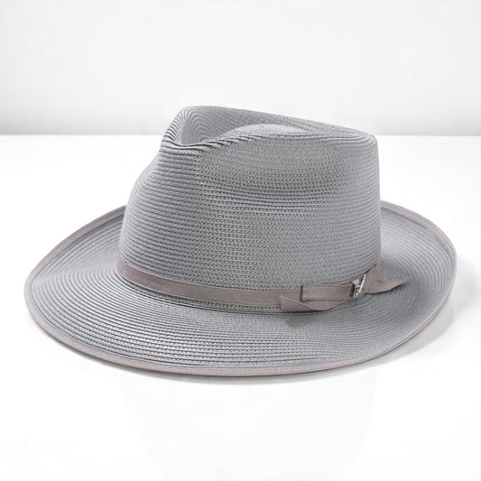 Can be rolls up for packing | Panama Fedora - Grey