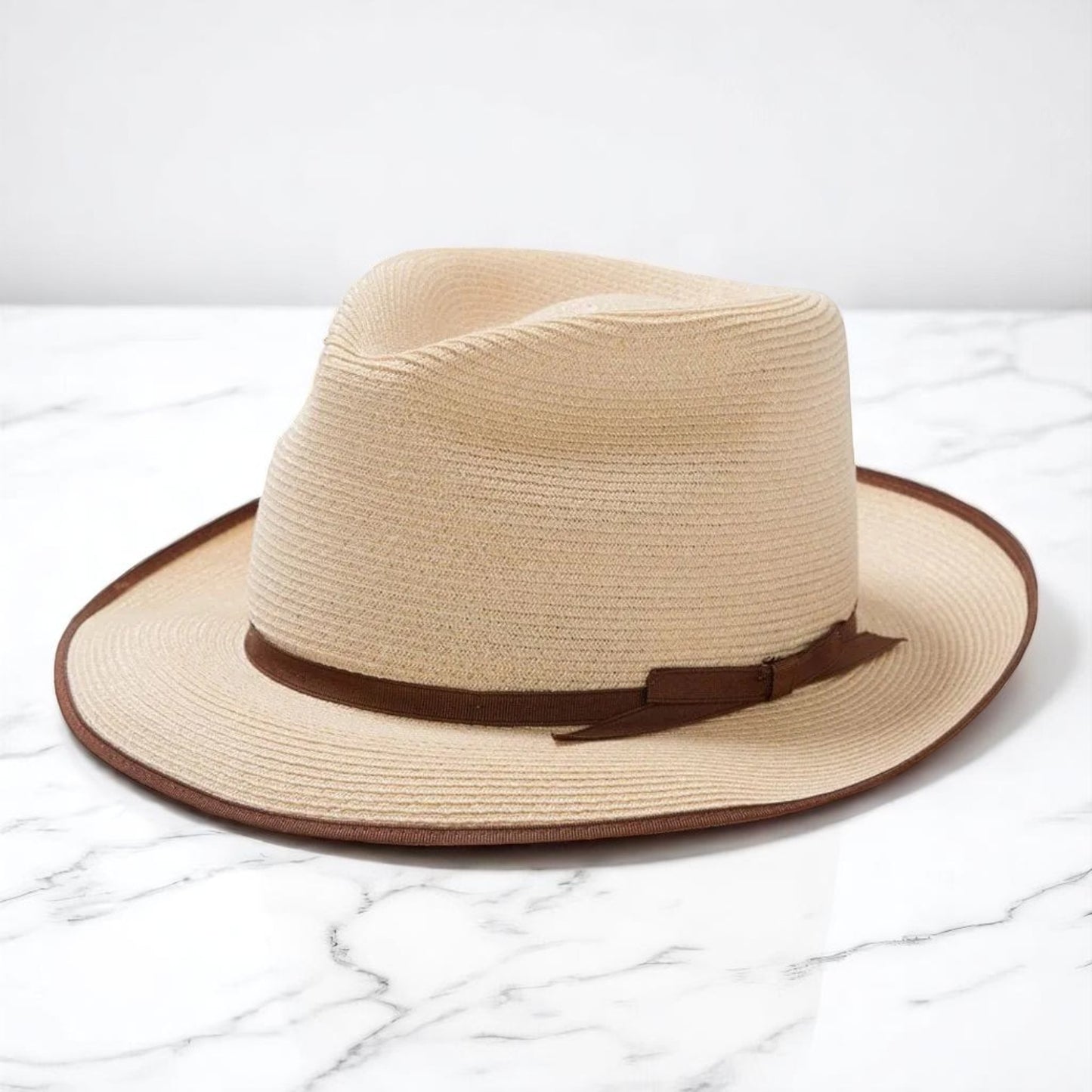 Can be rolls up for packing | Panama Fedora