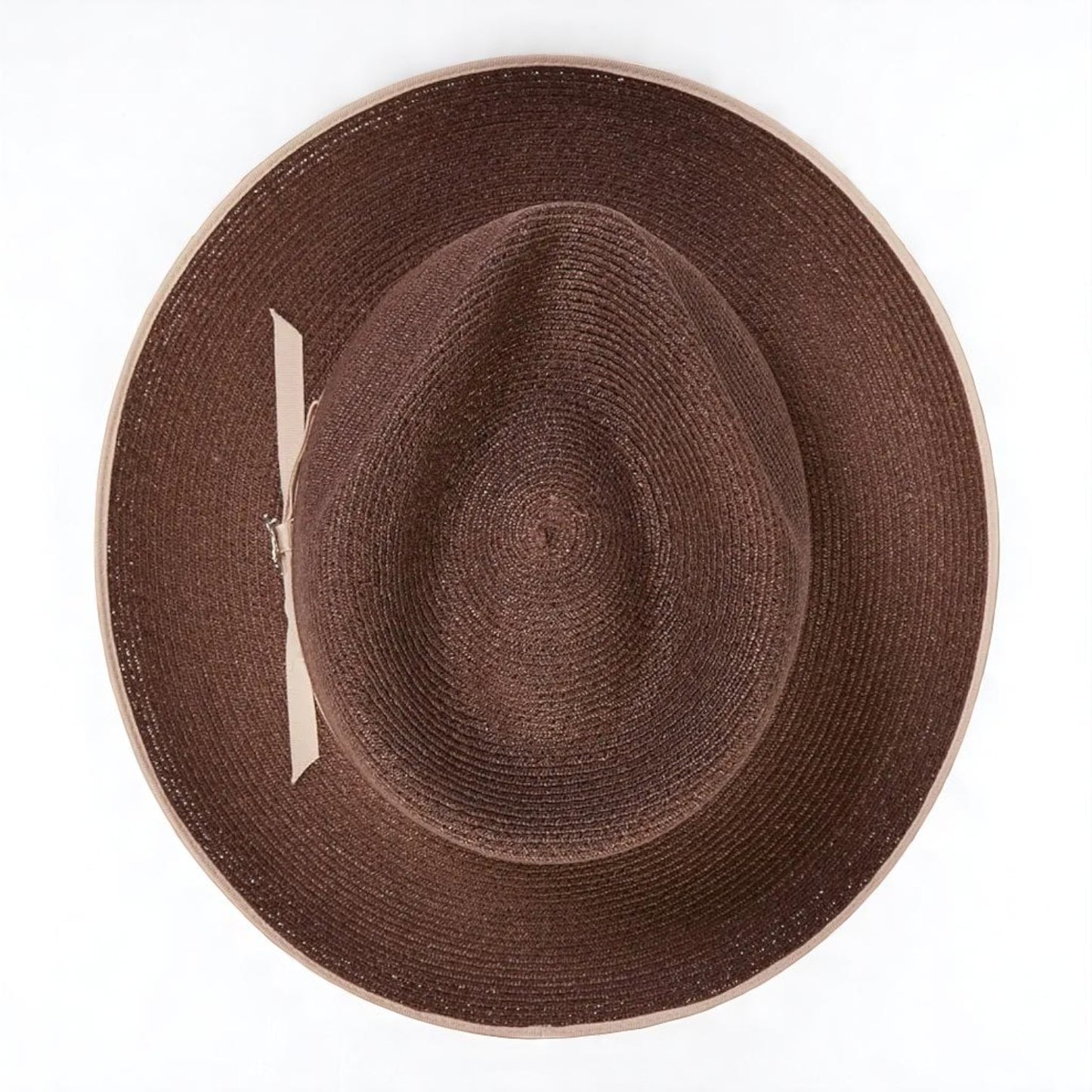 Can be rolls up for packing | Panama Fedora - Brown