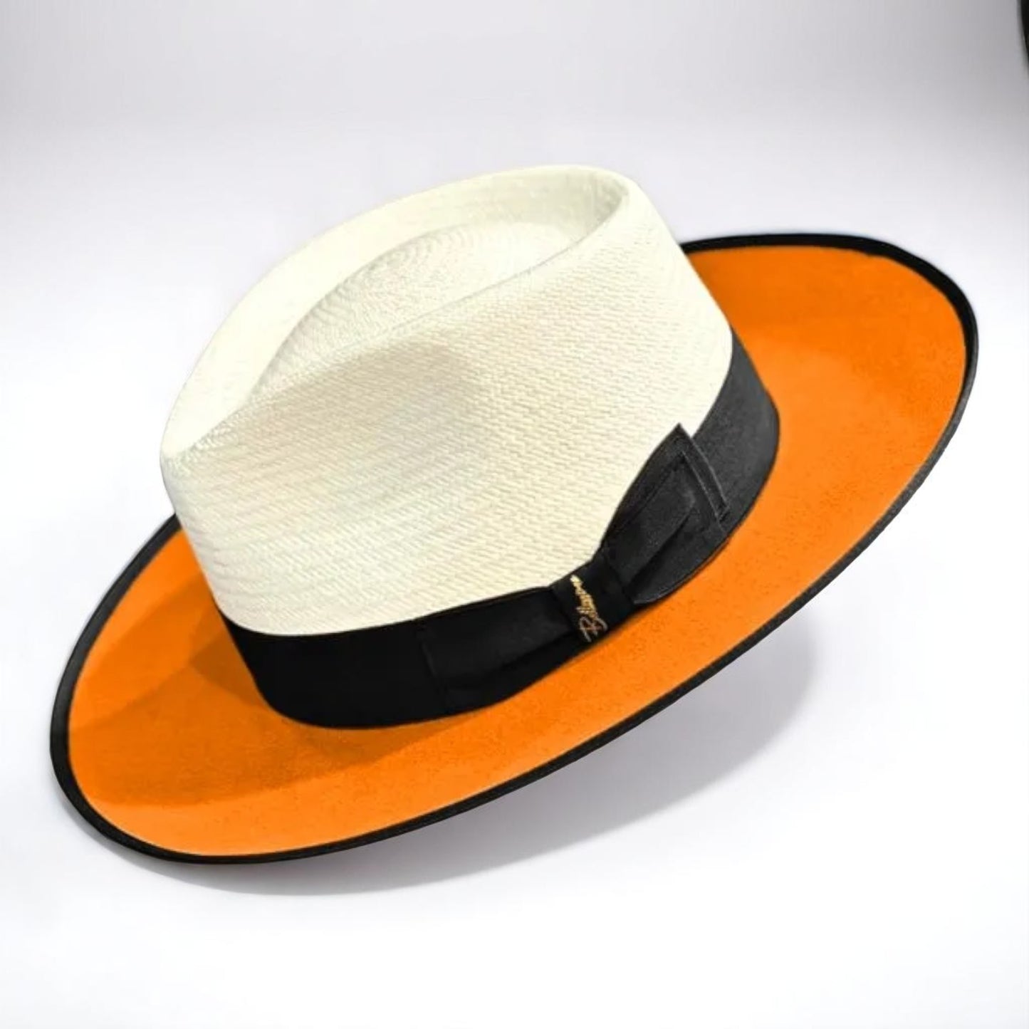 Two Tone | Exclusive Panama and Felt Fedora Hat