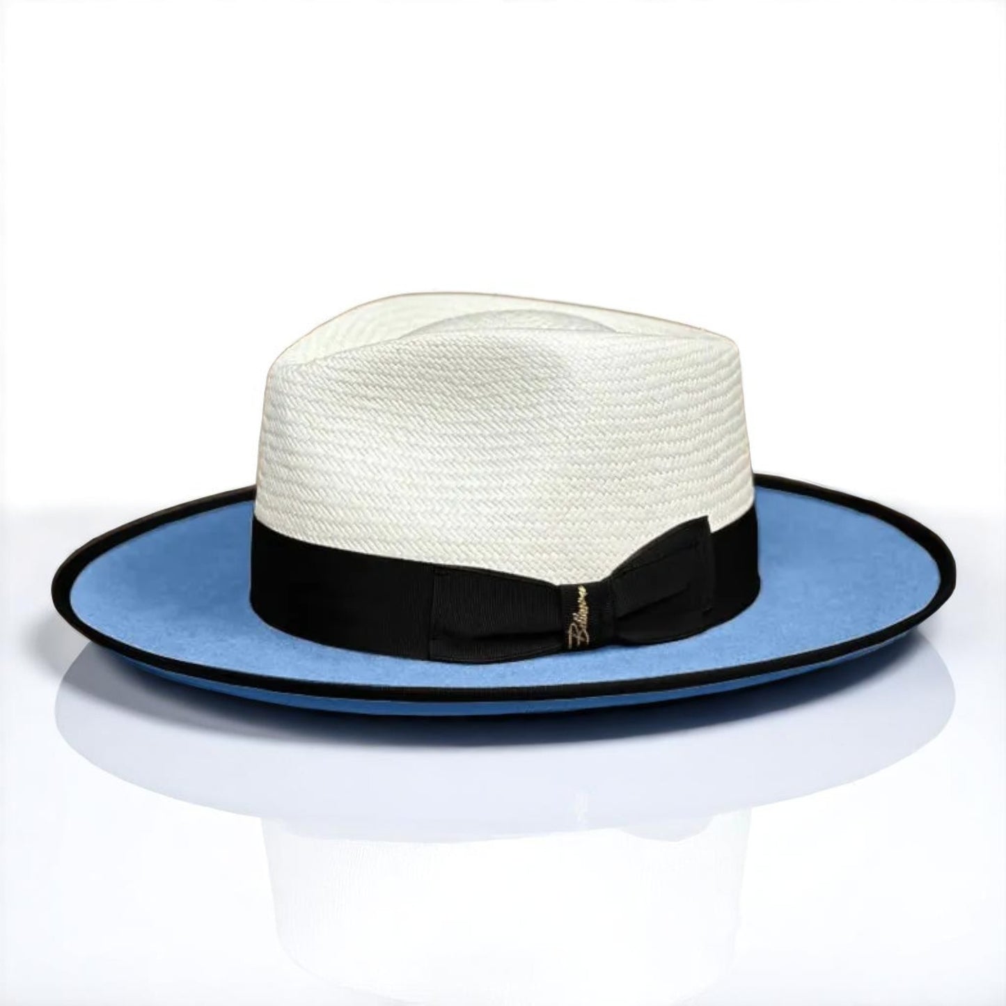 Two Tone | Exclusive Panama and Felt Fedora Hat