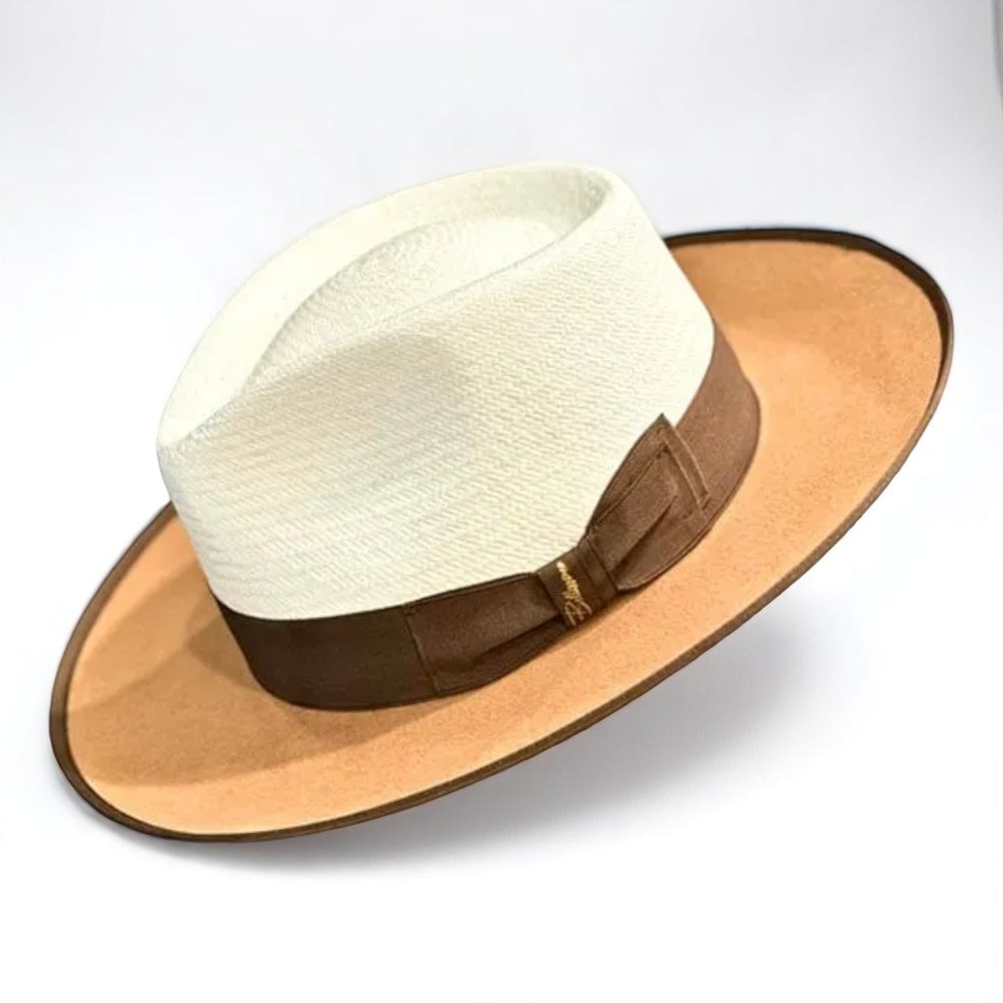 Two Tone | Exclusive Panama and Felt Fedora Hat