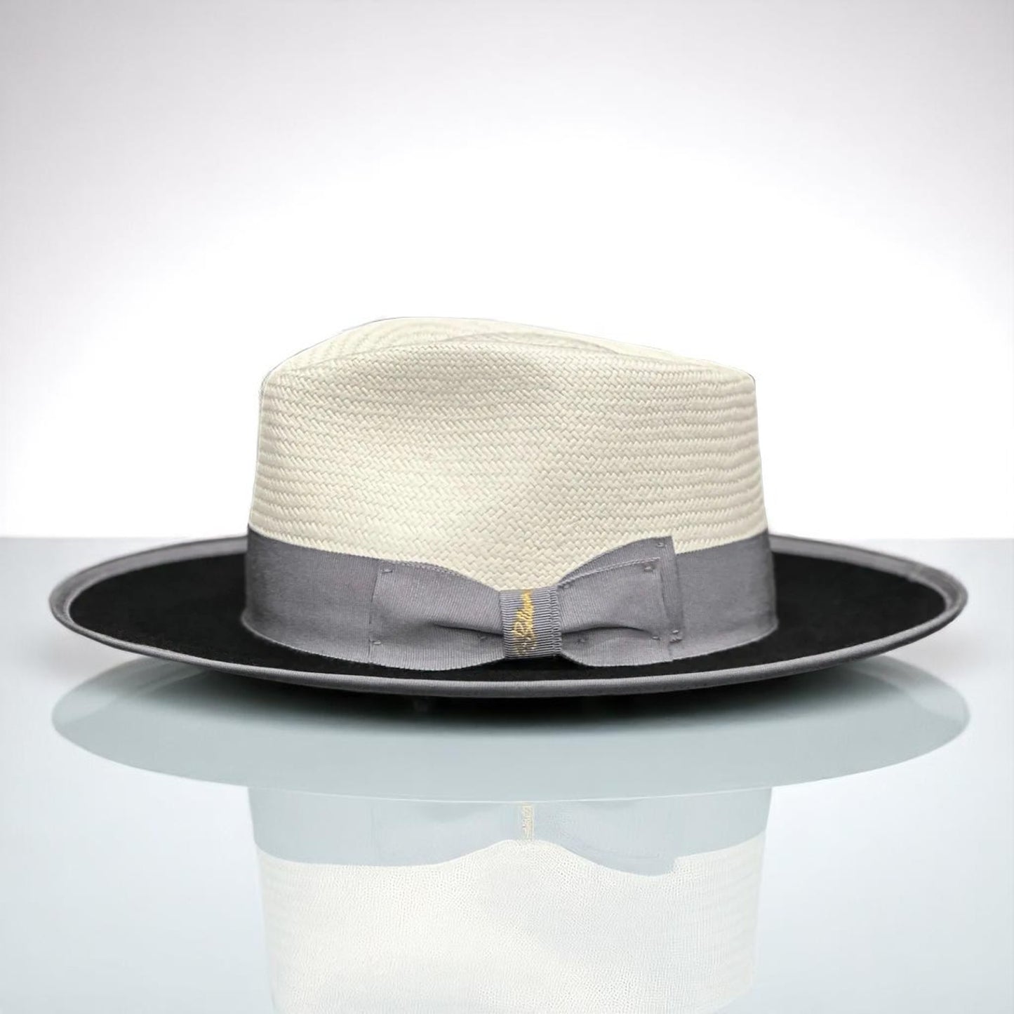 Two Tone | Exclusive Panama and Felt Fedora Hat