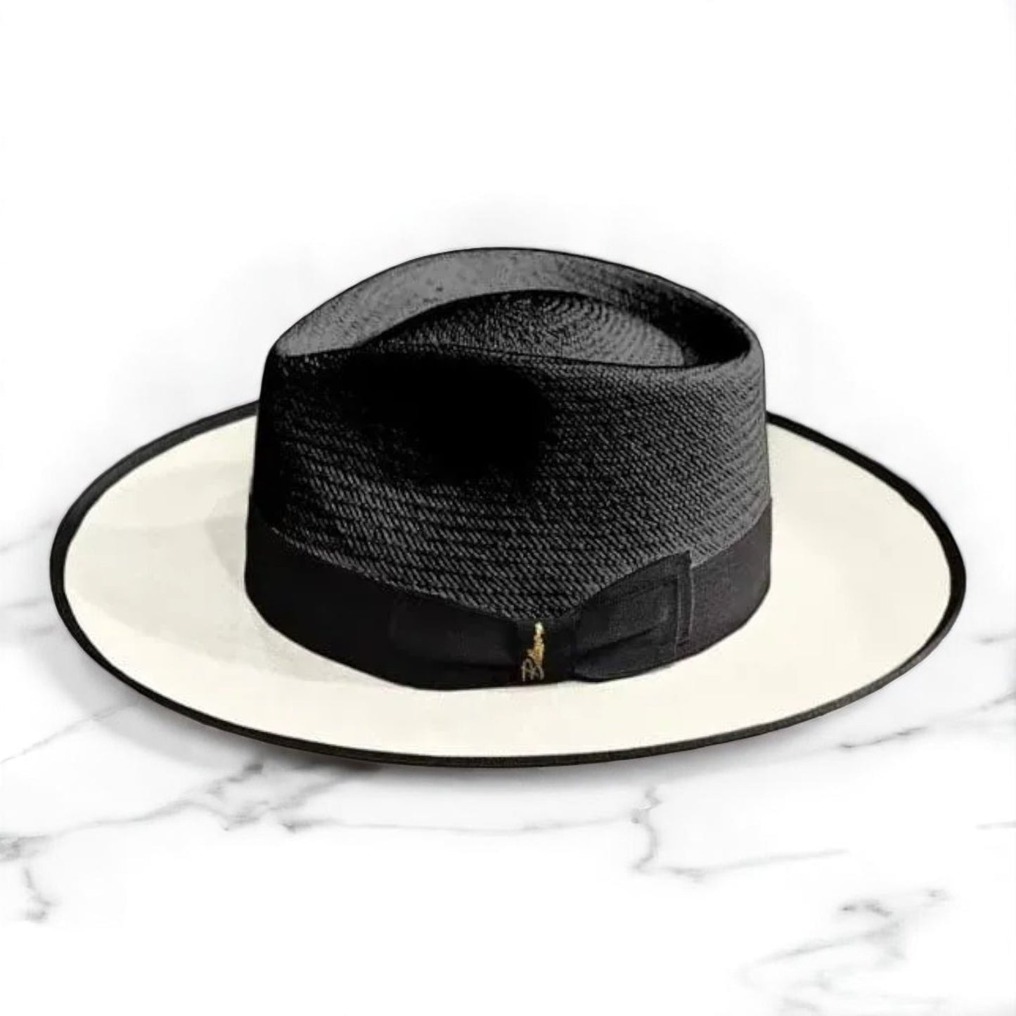 Two Tone | Exclusive Panama and Felt Fedora Hat