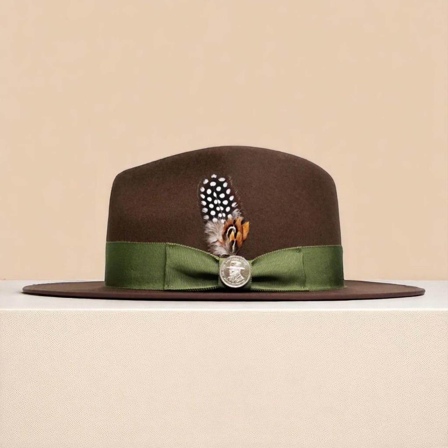 Ferguson | Wool Felt Fedora – Brown