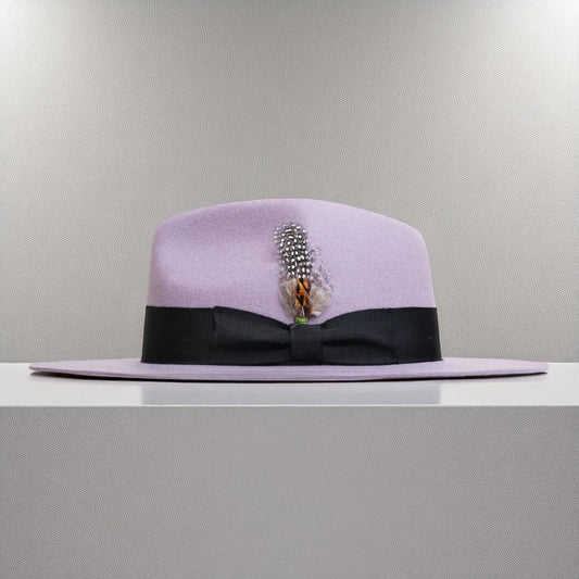 Ferguson | Wool Felt Fedora – Lavender Black