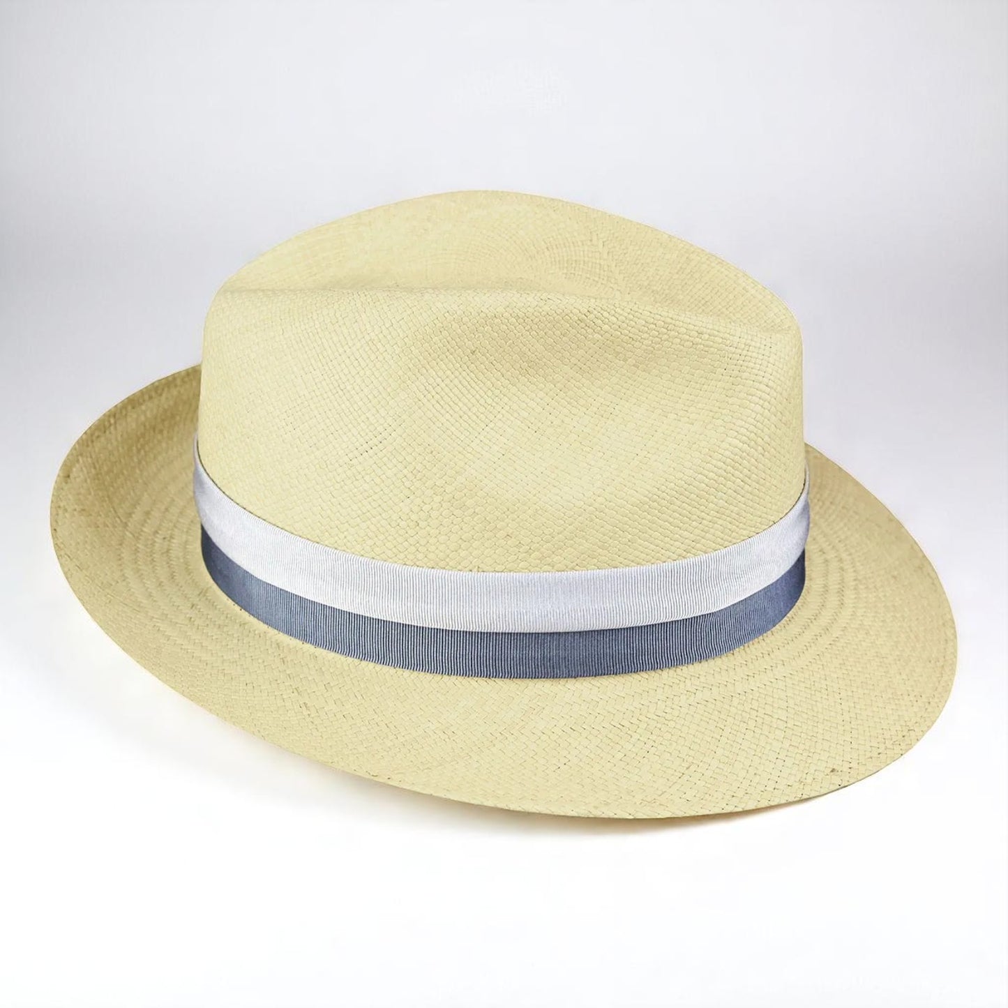 Two-color hatband | Handmade Panama Hat