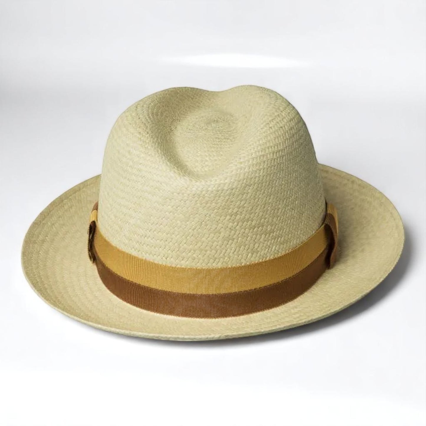 Two-color hatband | Handmade Panama Hat