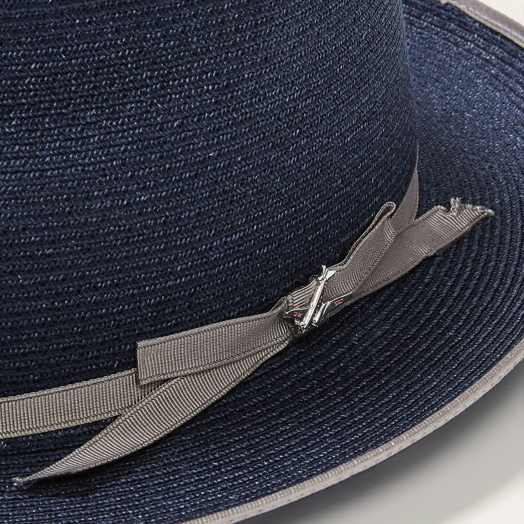 Can be rolls up for packing | Panama Fedora - Navy