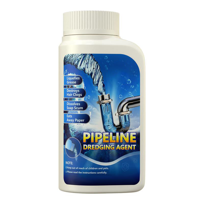 Powerful Pipe Dredging Agent for Kitchen and Toilet Pipelines - Dissolves 200+ Blockages and Kills 99% of Bacteria