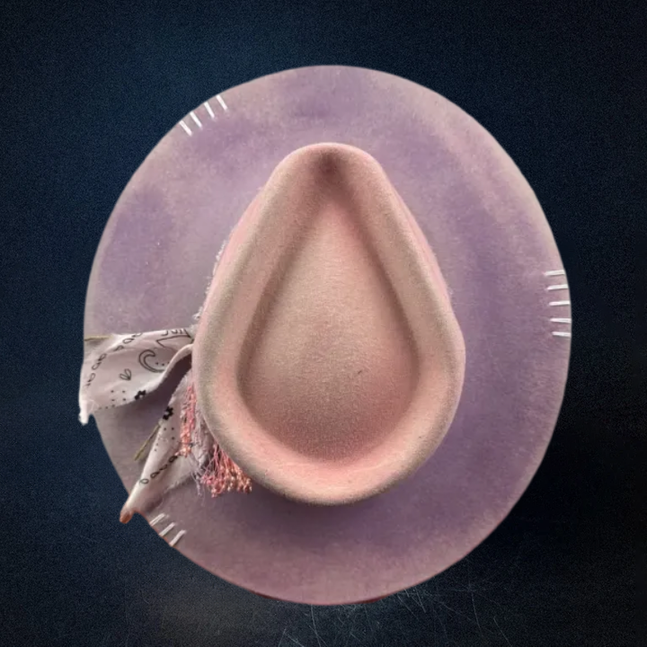 Road Brave XXV Fedora Hat - Pink