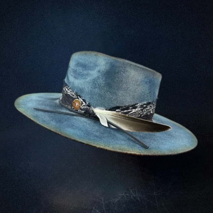 Road Brave XI Fedora Hat - Blue
