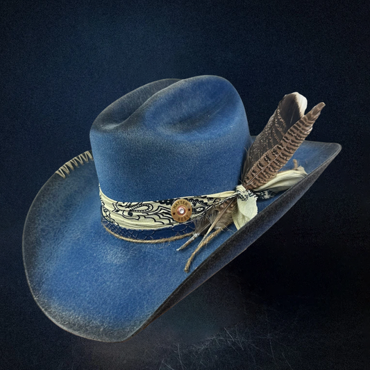 The Rider VII Cowboy Hat - Blue
