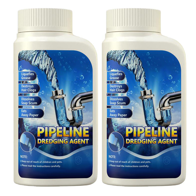 Powerful Pipe Dredging Agent for Kitchen and Toilet Pipelines - Dissolves 200+ Blockages and Kills 99% of Bacteria