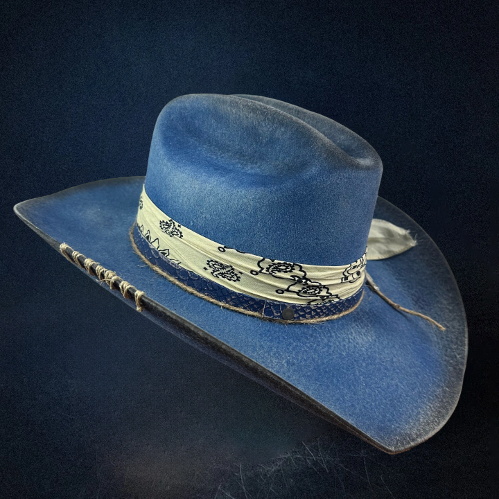 The Rider VII Cowboy Hat - Blue