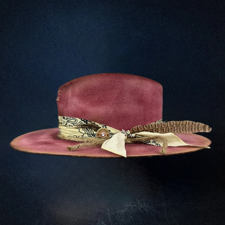 Road Brave XXII Fedora Hat - Red