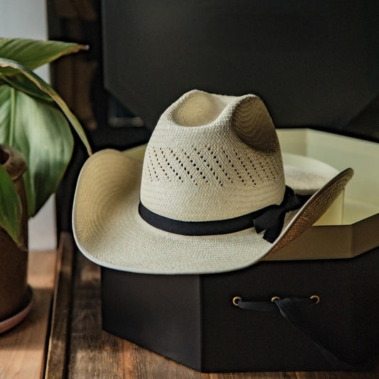 Bespoke Handmade Fedora - Stylish Straw Cowboy Hat