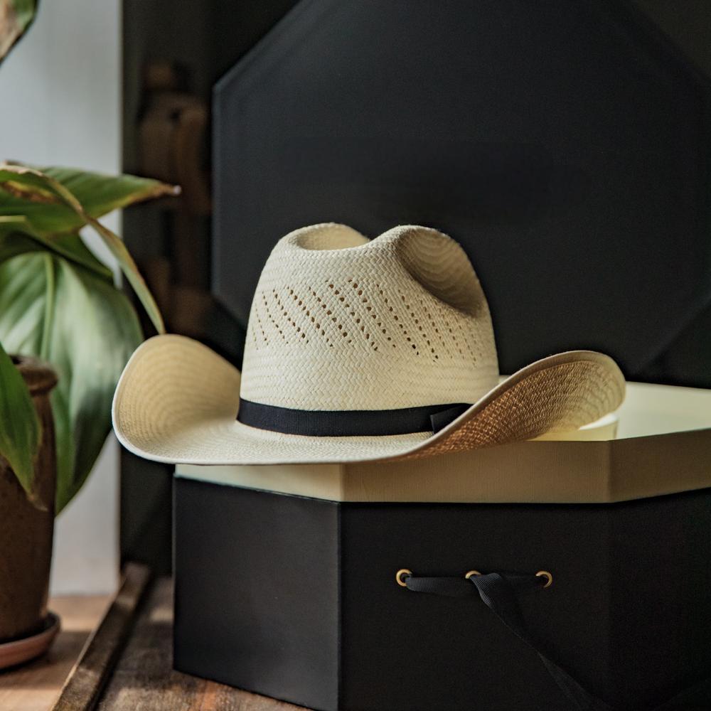 Bespoke Handmade Fedora - Stylish Straw Cowboy Hat