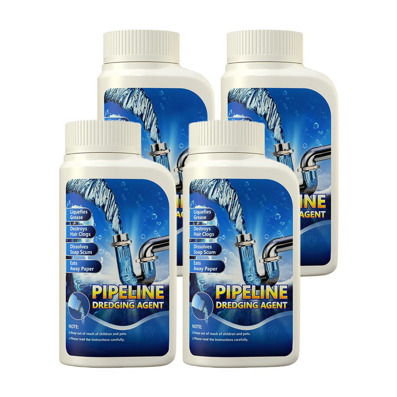Powerful Pipe Dredging Agent for Kitchen and Toilet Pipelines - Dissolves 200+ Blockages and Kills 99% of Bacteria