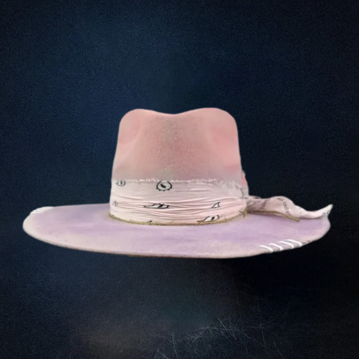 Road Brave XXV Fedora Hat - Pink