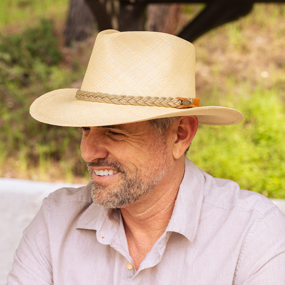 Taos | Handmade Panama Outback Hat - Nartural