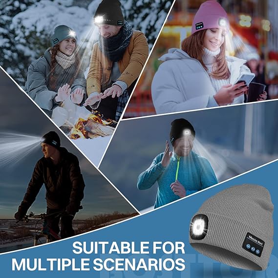 🎄Christmas promotion💥LED Bluetooth Beanie