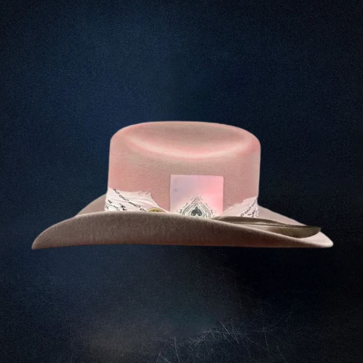 Pink Ombre Western Cowboy Hat